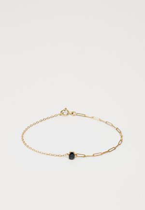 BRACELET MINI SAPHIR BLEU UNISEX - Bracelet - 18k yellow gold