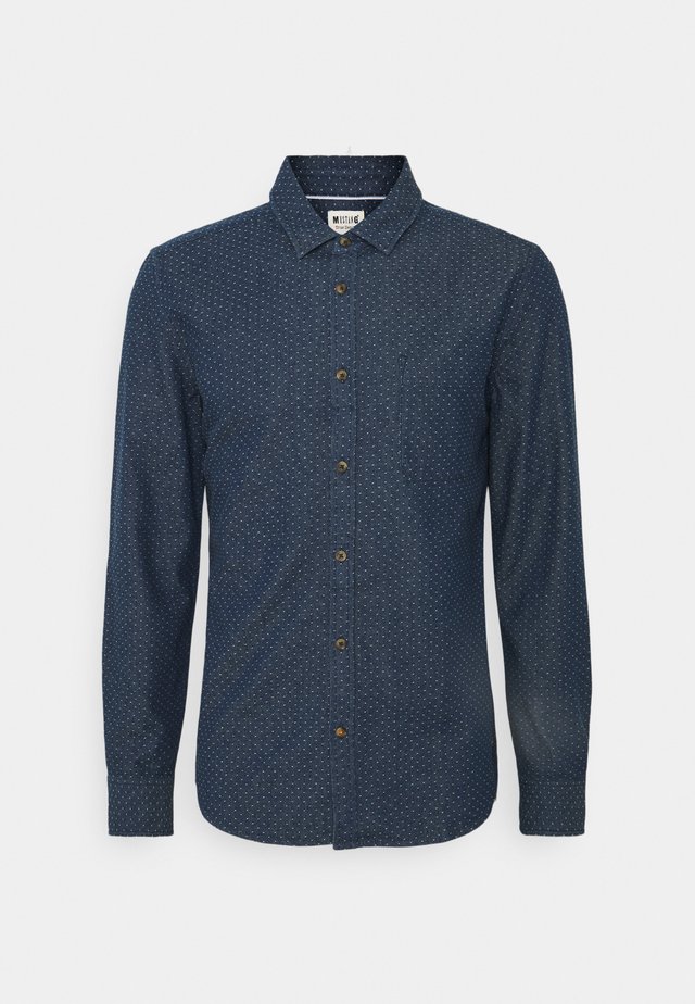 CASPER DOBBY - Hemd - blue