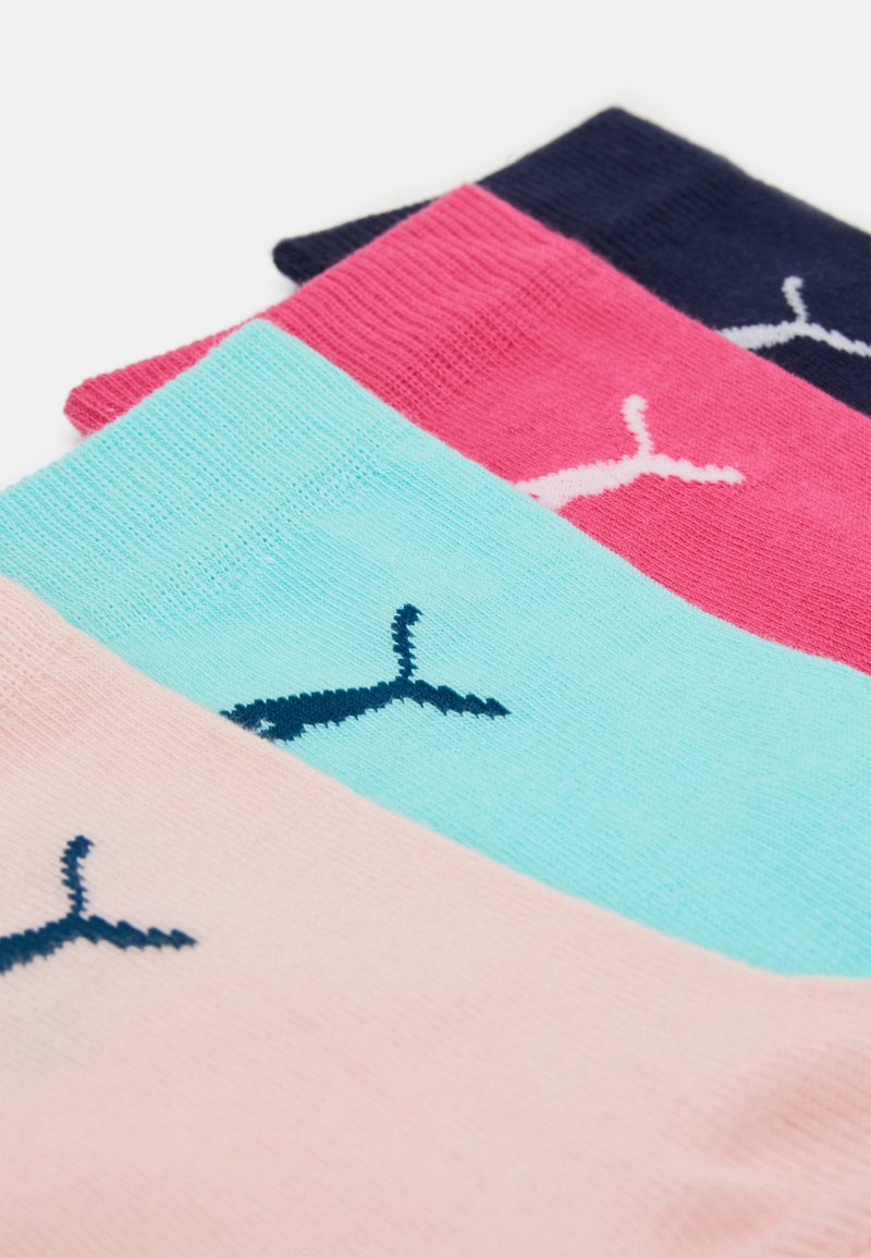 Puma Easy Rider 4 Pack Socken Pink Blue Aqua Green Pink Zalando De