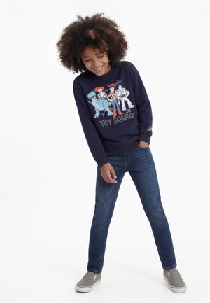 GAP GAP × DISNEY BABY & TODDLER TOY STORY GRAPHIC T-SHIRT - Long sleeved top - navy uniform