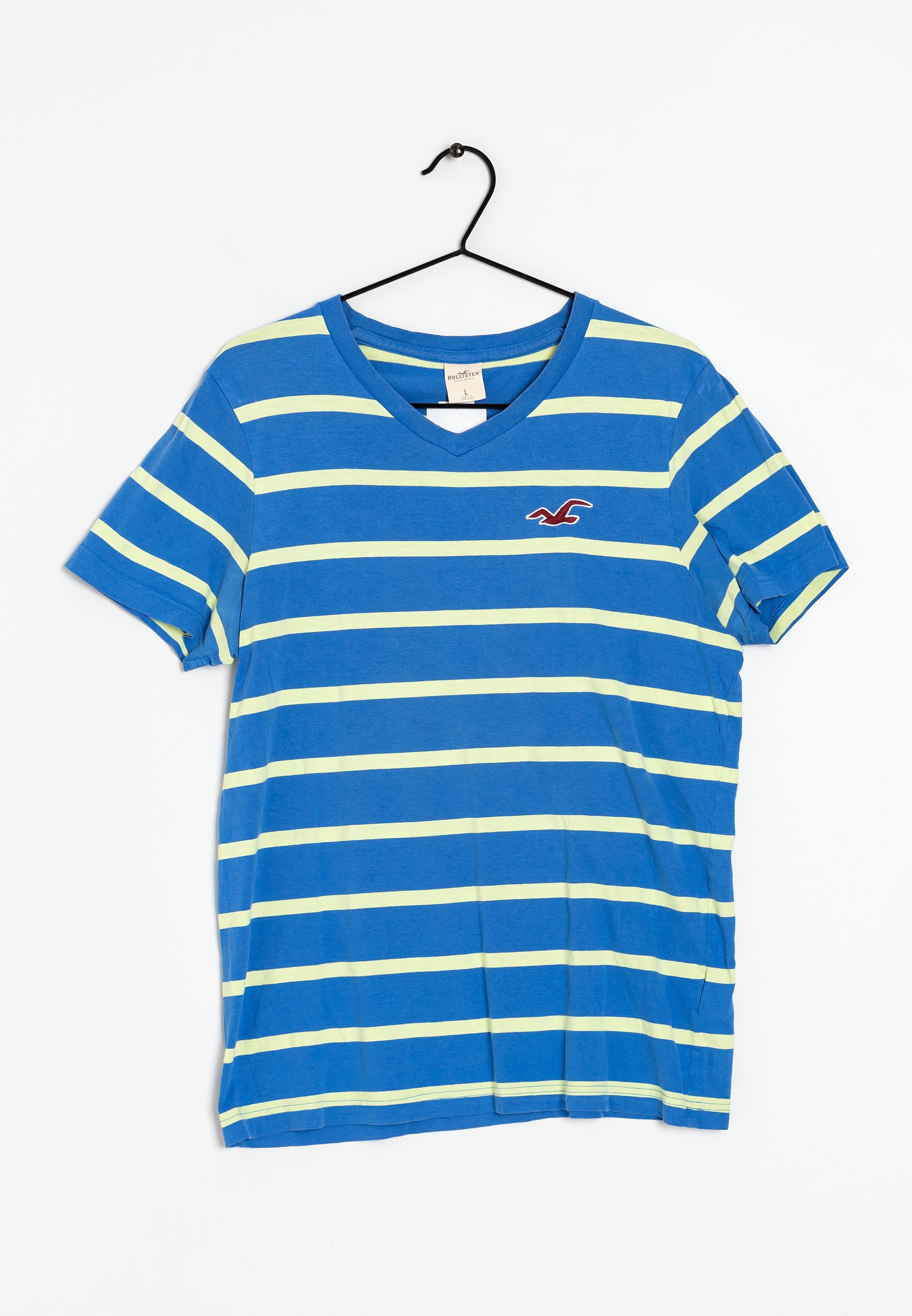 Hollister Co. Print T-shirt - blue 