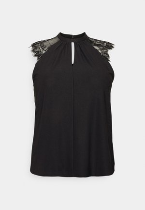 Vero Moda Curve VMMILLA TEE - Bluse - black