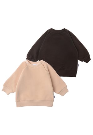 (SET, 2-TLG.) - Sweatshirt - beige-braun