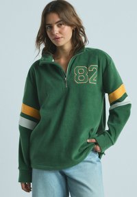 Next HALF ZIP - Flisinis džemperis - green
