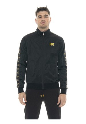 LEONE 1947, SWEATSHIRT - Sweat zippé - black-light grey (solid)