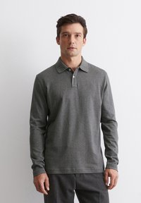 Marc O'Polo SET IN SLEEVE - Maglietta a manica lunga - graphite grey melange