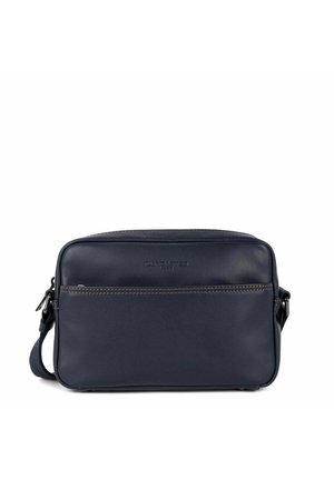 SOFT VINTAGE - Sac bandoulière - bleu foncé - camel