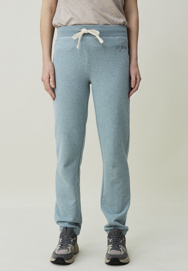 Lexington JENNA Tracksuit bottoms light blue melange/light blue