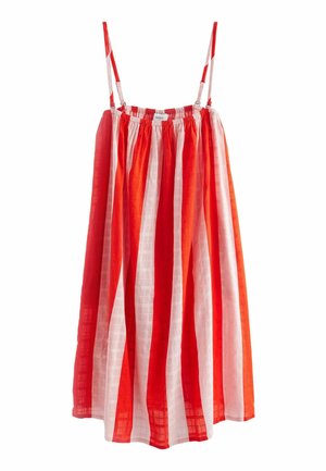 REGULAR FIT - Rochie de zi - red pink stripe