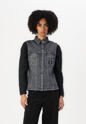 SLEEVELESS LEAN SHIRT - Débardeur - denim grey