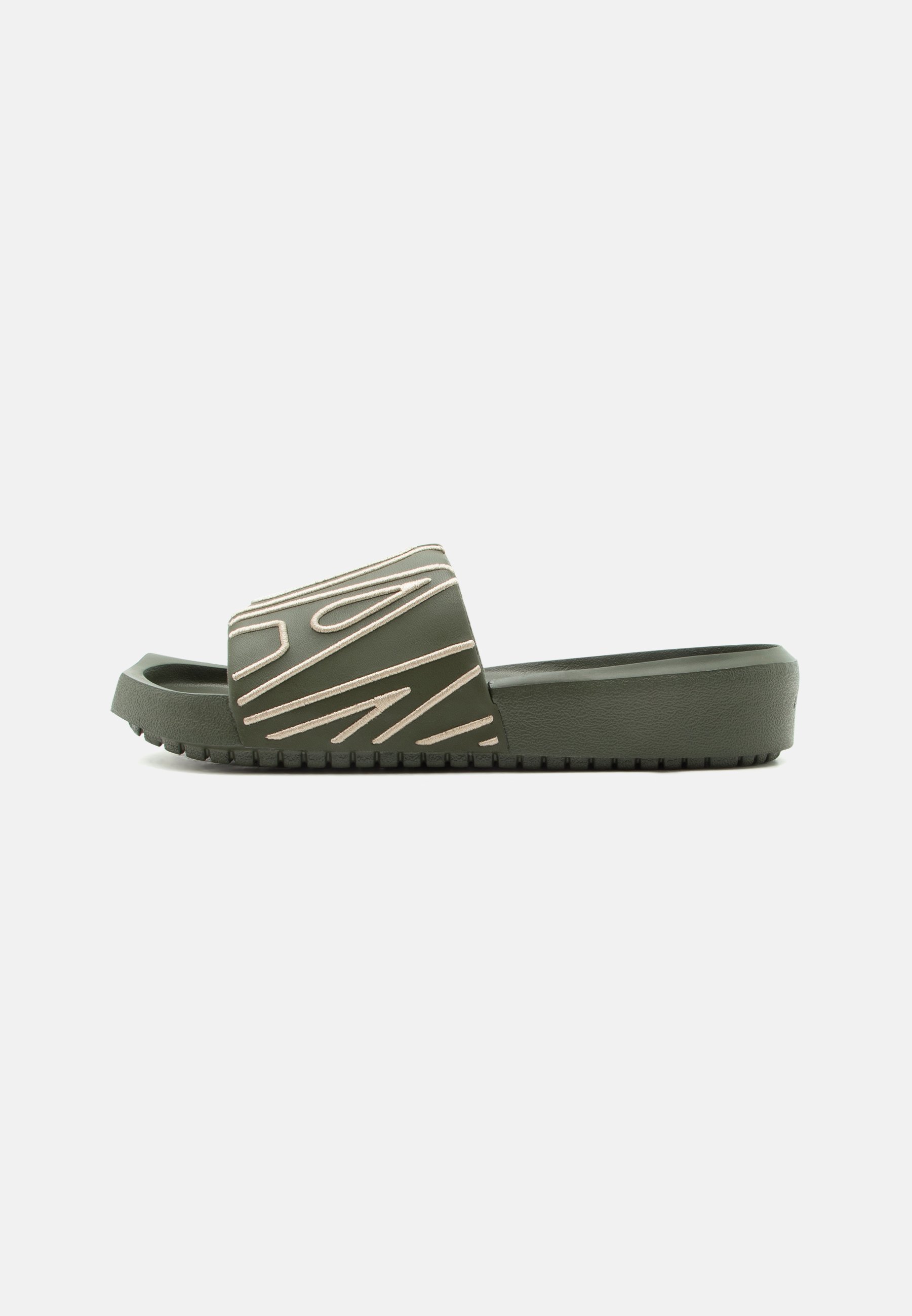 Jordan NOLA SLIDE - Pantofle - cargo khaki/khaki