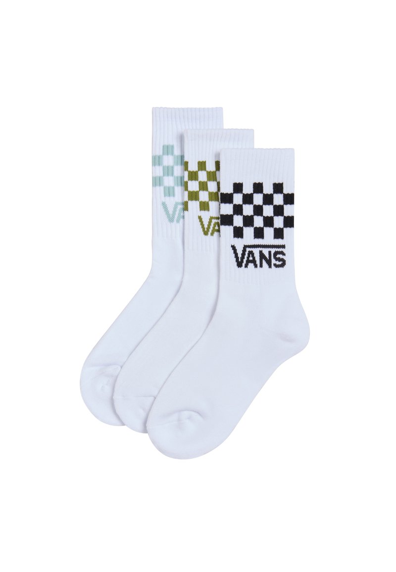 Vans 3 PACK CLASSIC CHECK CREW - Calze - gray mist