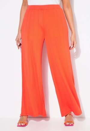 Ulla Popken BIS MARLENE AUS WEITES BEIN ELASTIKBUND OHNE VERSCHLUSS - Pantalones - red