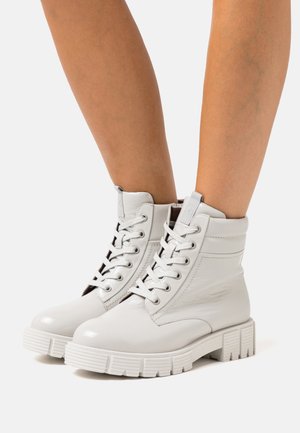 Caprice Lace-up ankle boots - light grey
