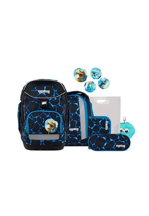 PACK SET BUNDLE - Schulranzen Set - bärassic garden - hellblau