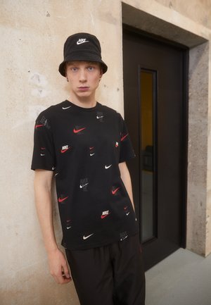 T-shirt con stampa - black