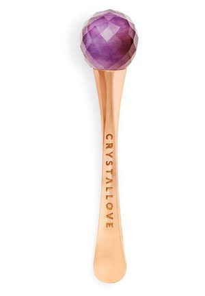 3D EYE MASSAGER - AMETHYST - Huidverzorgingstool - gold