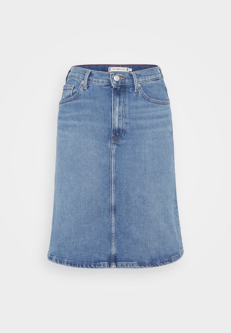 Tommy Hilfiger Jeansrok blauw denim/bluedenim Tommy Hilfiger Jeansrok blauw denim/bluedenim