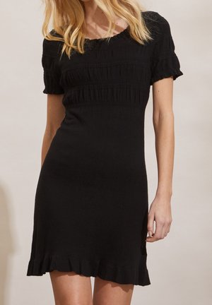 Gebreide jurk - black