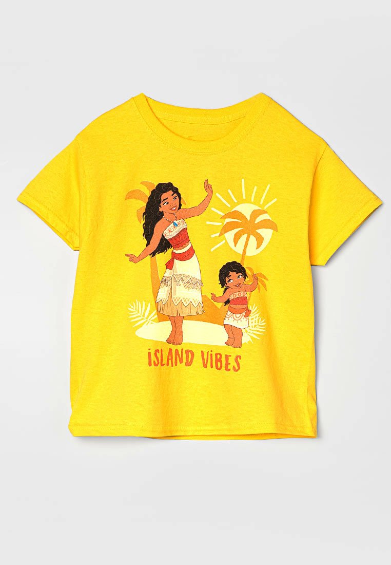 Disney T-shirt print geel