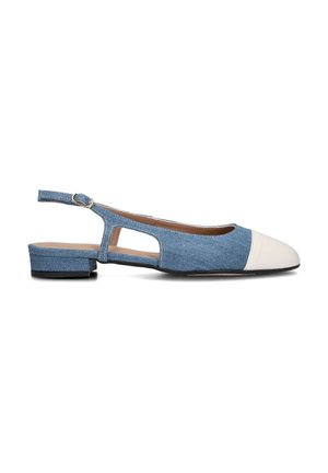 Notre-V Slingback ballerina´s - lichtblauw