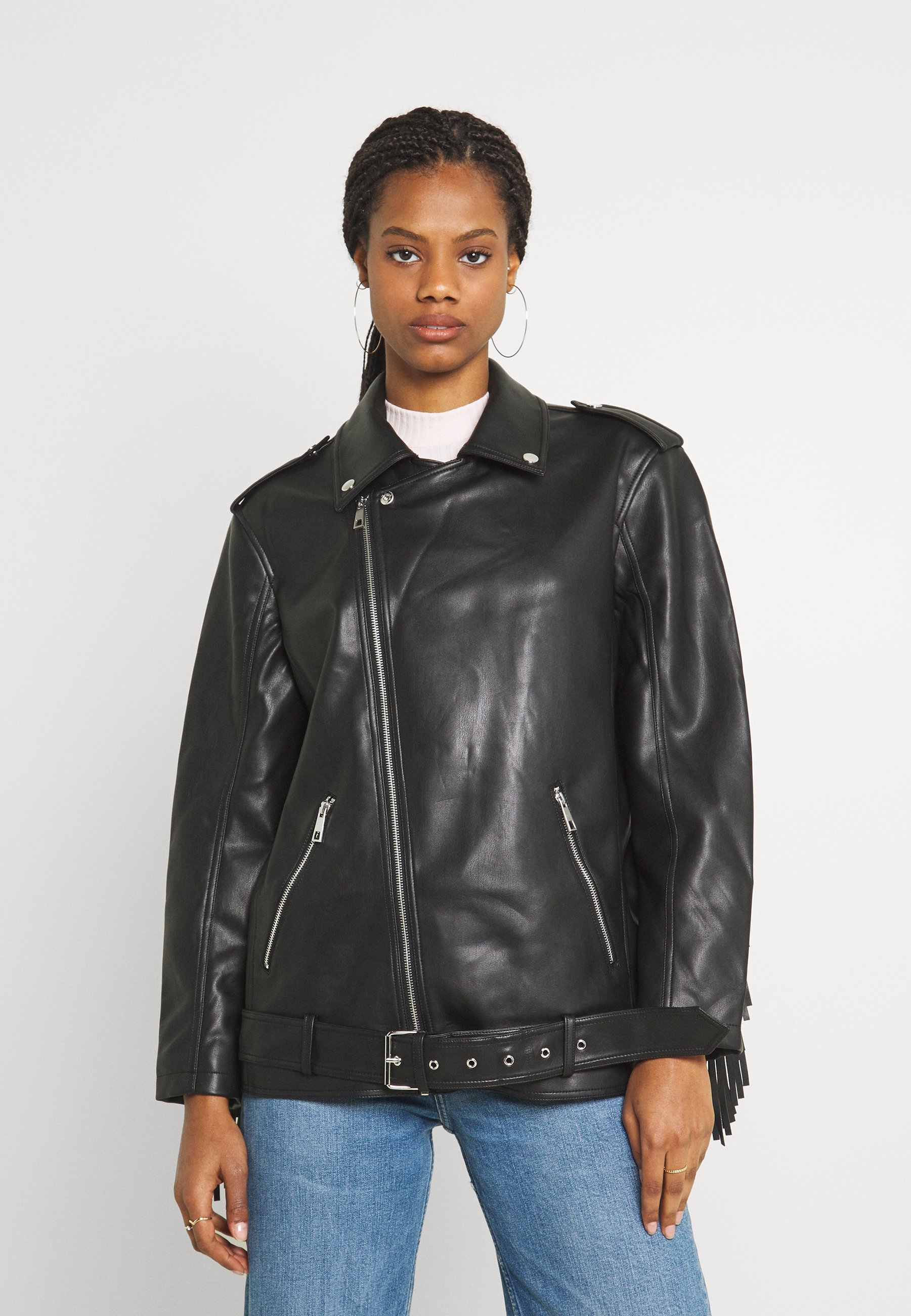 missguided fringe jacket