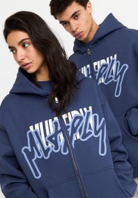 Multiply Apparel STRESS - Felpa con zip - night shadow