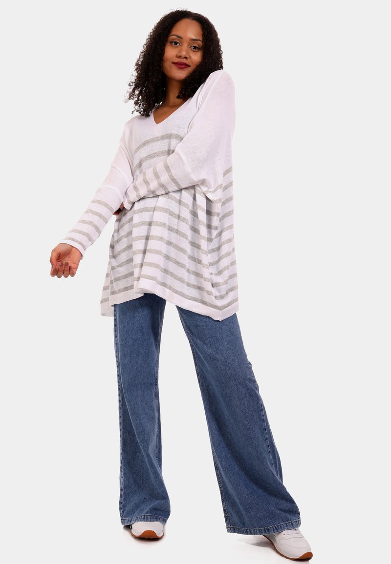 Damen Strickjacken | YC Fashion & Style OVERSIZE Strickpullover wollweiß/offwhite - PK92723 Damen Strickjacken | YC Fashion & Style OVERSIZE Strickpullover wollweiß/offwhite - PK92723