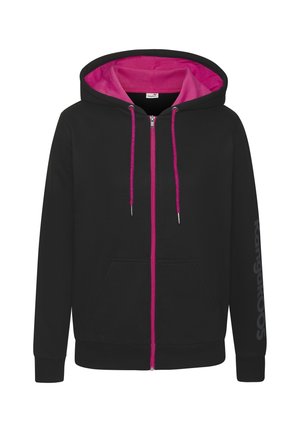 Zip-up sweatshirt - schwarz
