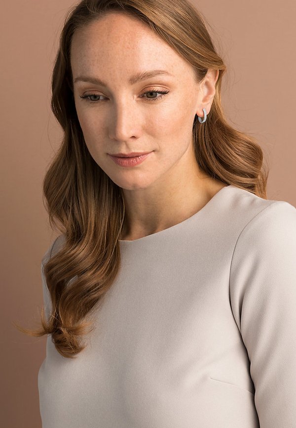 16 DIAMANT - Ohrringe - weißgold