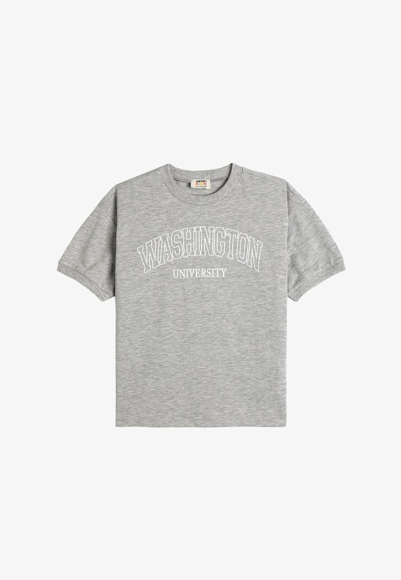 Koton WASHINGTON SHORT SLEEVE - Camiseta estampada - grey