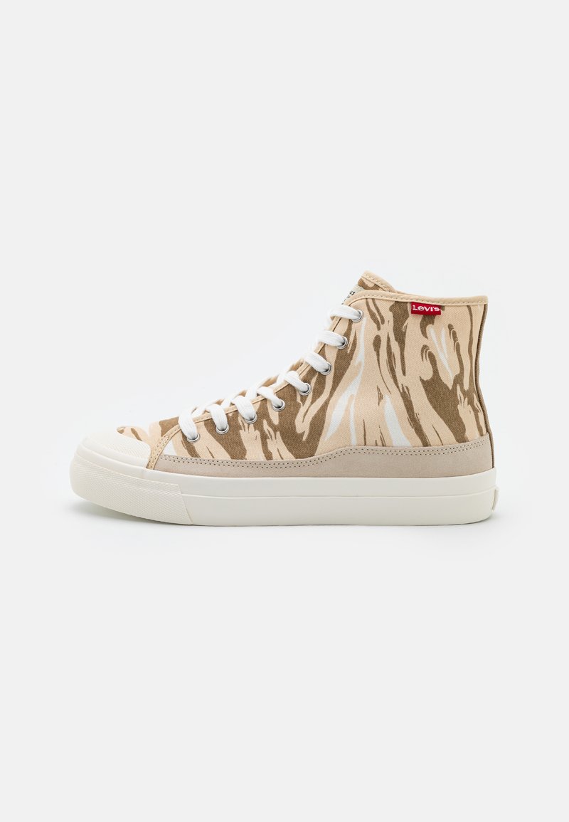 Levi's® SQUARE Hightop trainers light beige/beige Zalando.de