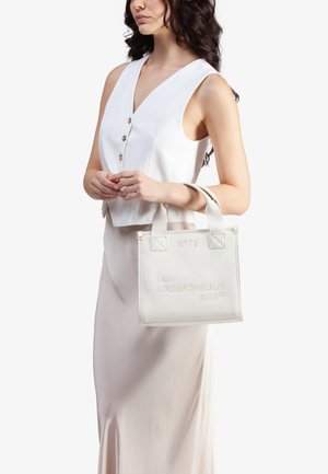 V73, SHOPPING RESPONSIBILITY NOW - Ručna torba - off white