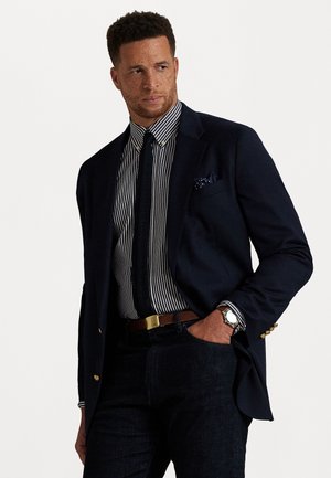 STRIPED STRETCH POPLIN SHIRT - Skjorter - newport navy/white