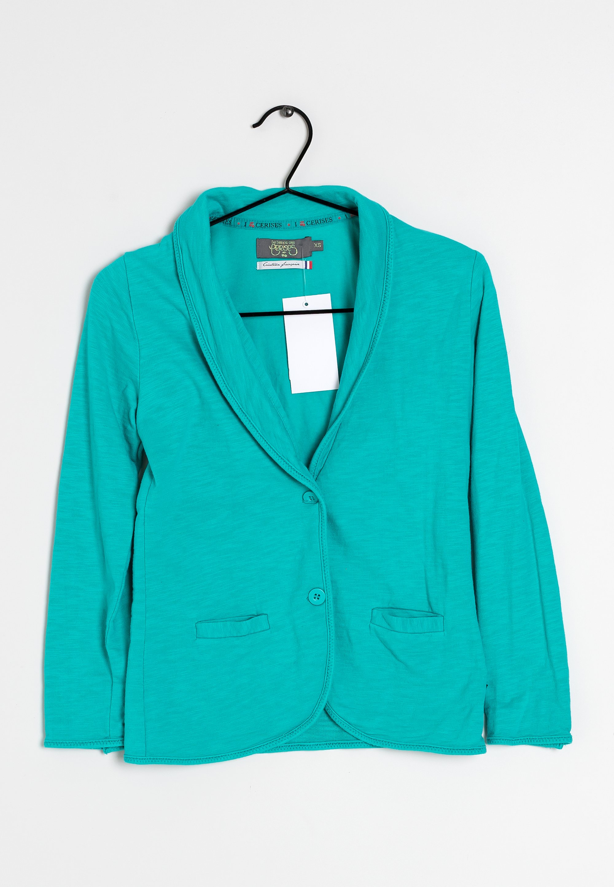 Le Temps Des Cerises Blazer turquoise (Seconde main) ZALANDO