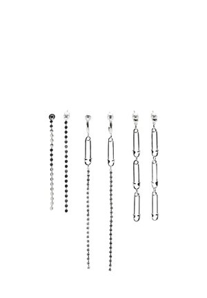 3  PACK RHINESTONE DANGLE  - Náušnice - metallic grey