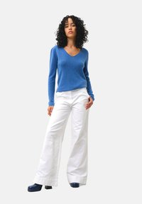 Authentic Cashmere Stickad tröja - denim blue