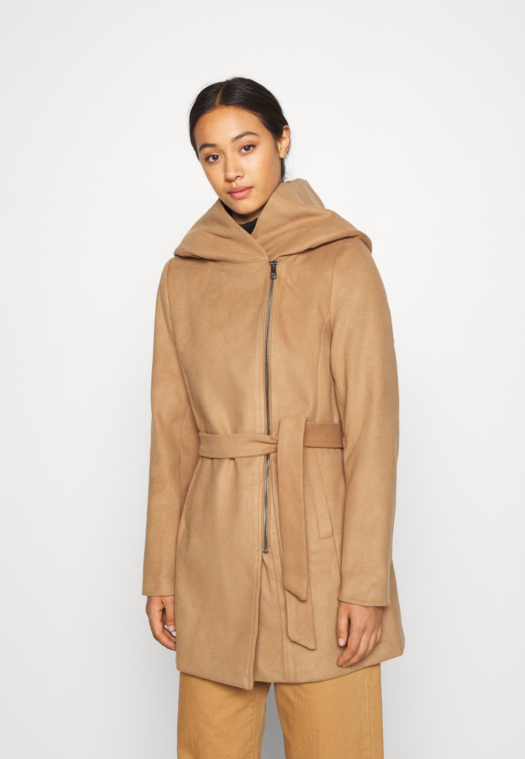 zalando camel coat