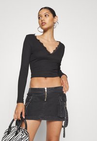ONLY ONLTALIA - Μπλούζα με μακριά μανίκια - black