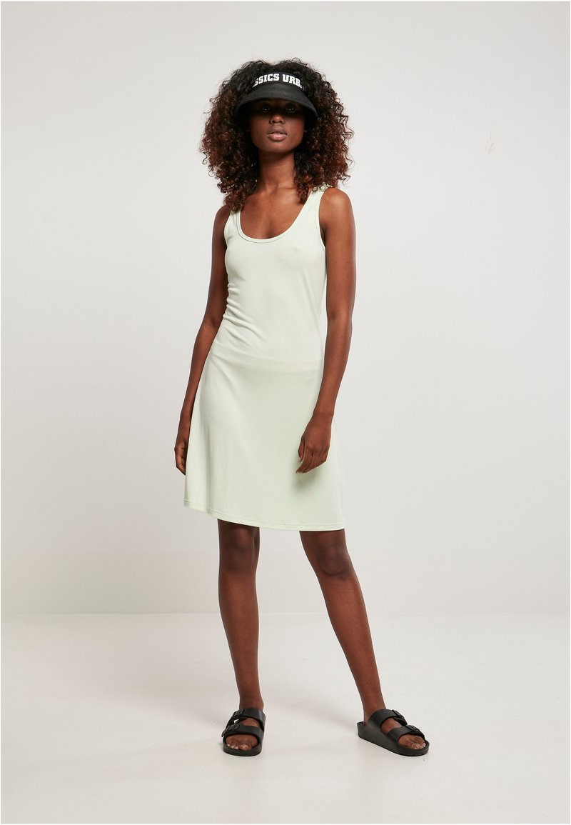 Urban Classics Jurk groen