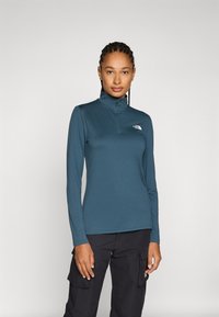 The North Face FLEX 1/4 ZIP TEE SLIM - Longsleeve - deep cypress