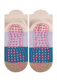 FALKE Colour Block - Chaussettes - peach whip