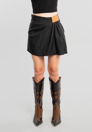 ANOTHER  - Minifalda - black