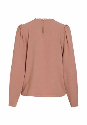 VILA, VIPALLAS L/S O-NECK TOP/KA - Blouse - nostalgia rose