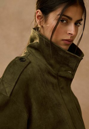 Next, Kunstlederjacke - olive green