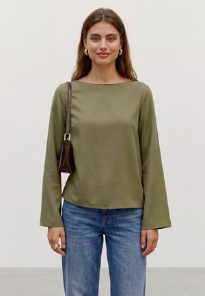 Vero Moda, BLOUSE VMMIRO TOP - Blouse - sphagnum