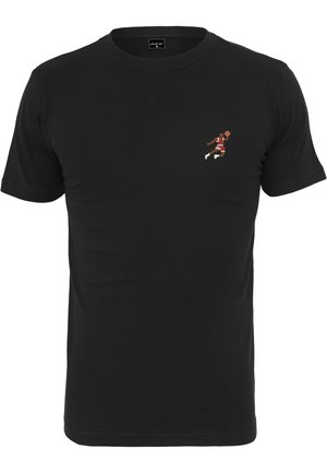 Mister Tee, SMALL BASKETBALL PLAYER TEE - Triko s potiskem - black