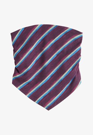 Next, REGULAR FIT - BANDEAU BOOBTUBE SCARF TOP . - Top - purple stripe
