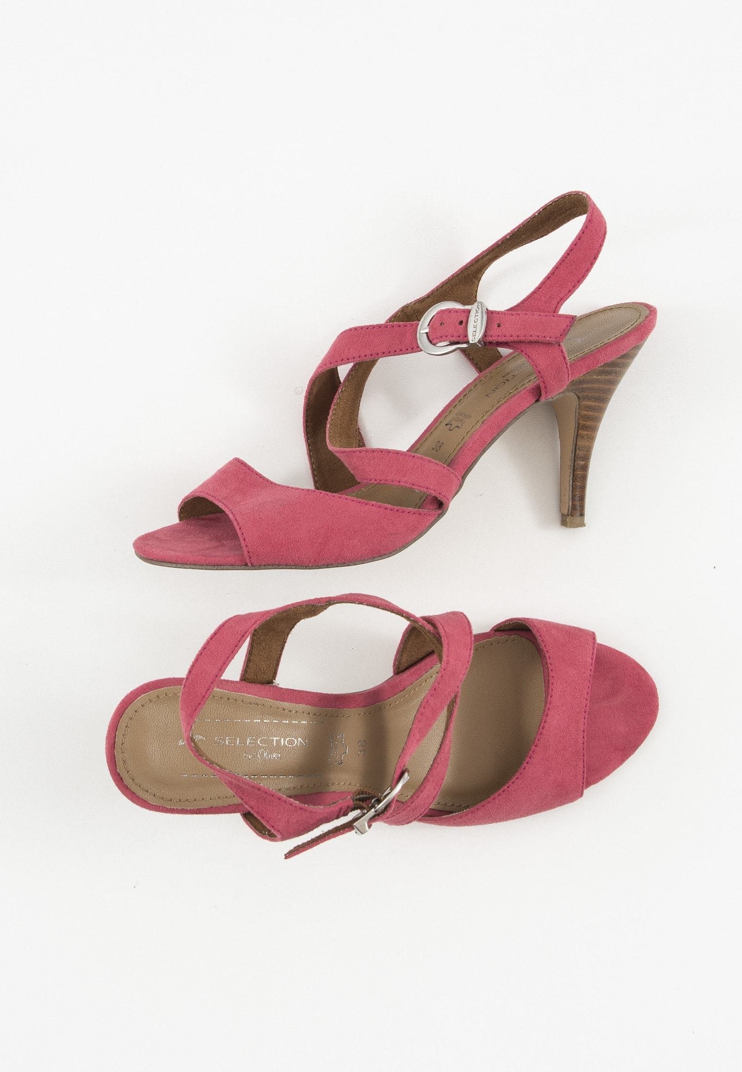 s.Oliver Sandalen met hoge hak - pink/donkerroze - Zalando.nl