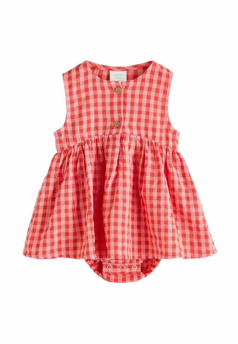 Next - REGULAR FIT INTEGRAL - Vestito casual - red pink gingham, Ingrandire